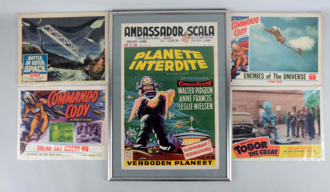 Lot Of 5: Space Related Movie Poster & Lobby Cards. (1 of 1)