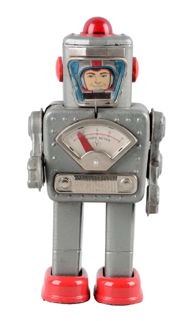 Japanese Tin Litho Wind Up Space Explorer. (1 of 2)