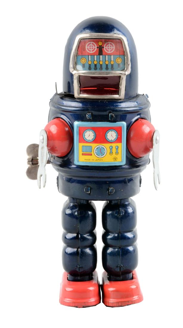 Japanese Tin Litho Wind Up Roby Robot. (1 of 2)