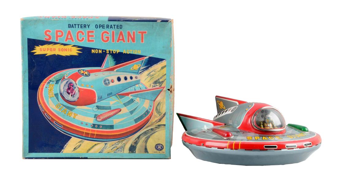 Masudaya Tin Friction Z 101 Flying Saucer