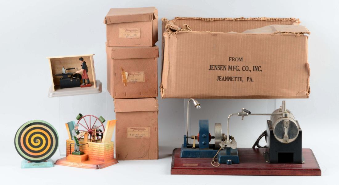 Lot Of 4: American & German Steam Toy Items. (1 of 1)