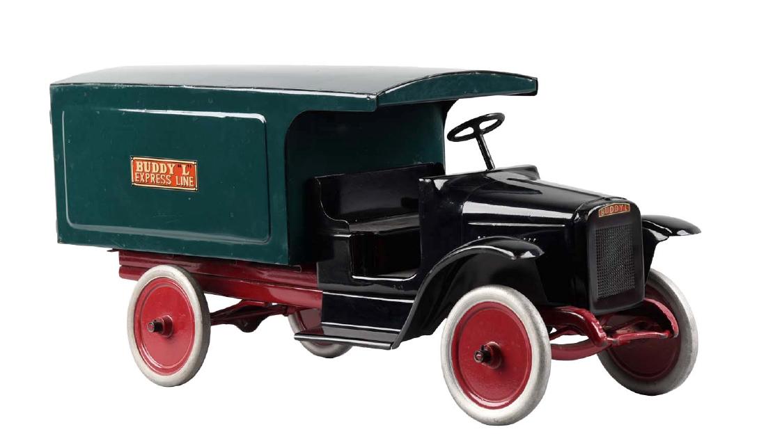 Pressed Steel Buddy L Express Line Moving Van. (1 of 2)