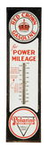 Red Crown Gasoline "for Power Mileage" Porcelain