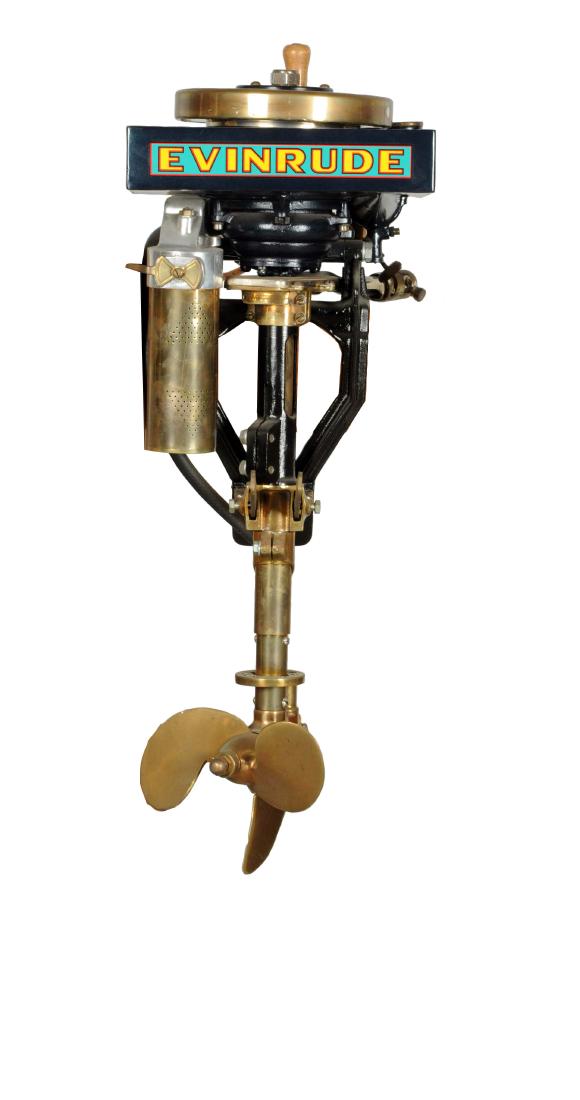 Early Evinrude Outboard Motor.