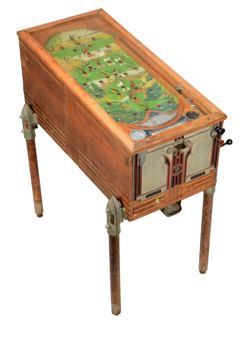 **5¢ Jennings Sportsman Pinball Game. (1 of 11)