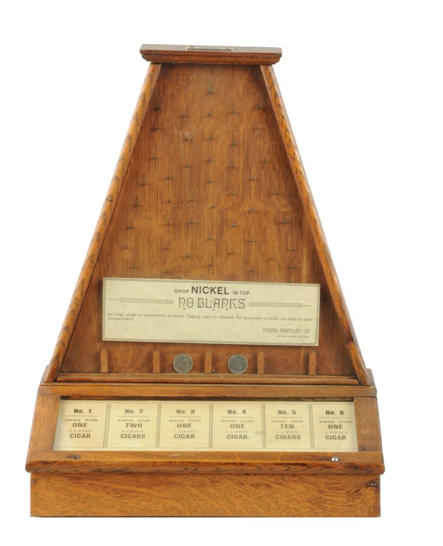 **5¢ Yennick Novelty Co. Coin Drop Trade Stimulator. (1 of 3)