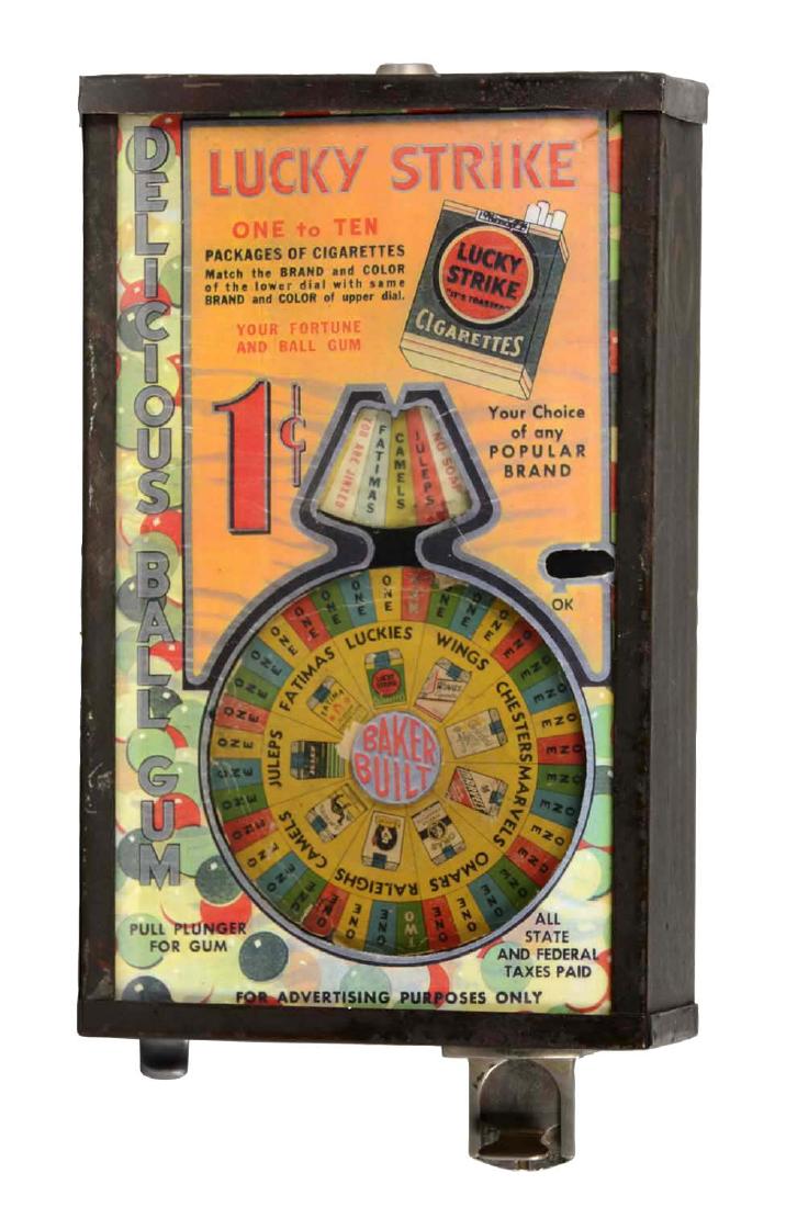 **1¢ Baker Novelty Lucky Strike Trade Stimulator. (1 of 1)