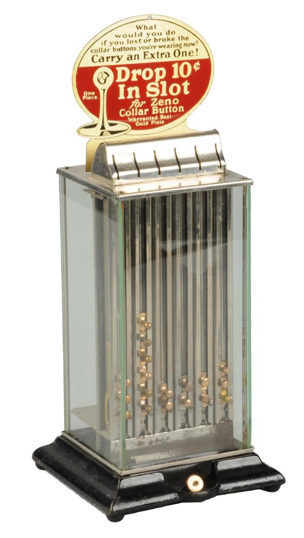10¢ Zeno Collar Button Vendor. (1 of 3)