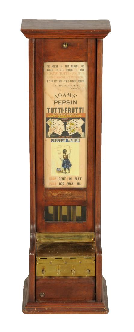 1¢ Railway Automatic Sales Adam's Pepsin Tutti-Frutti (1 of 5)