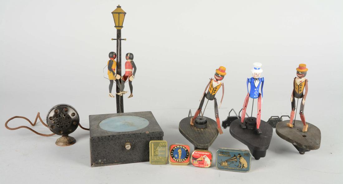 Lot Of 8: Microphone Dancers And Record Player Needles. (1 of 8)