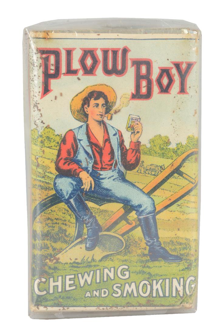 Vintage Box Of Plow Boy Chewing & Smoking Tobacco. (1 of 3)