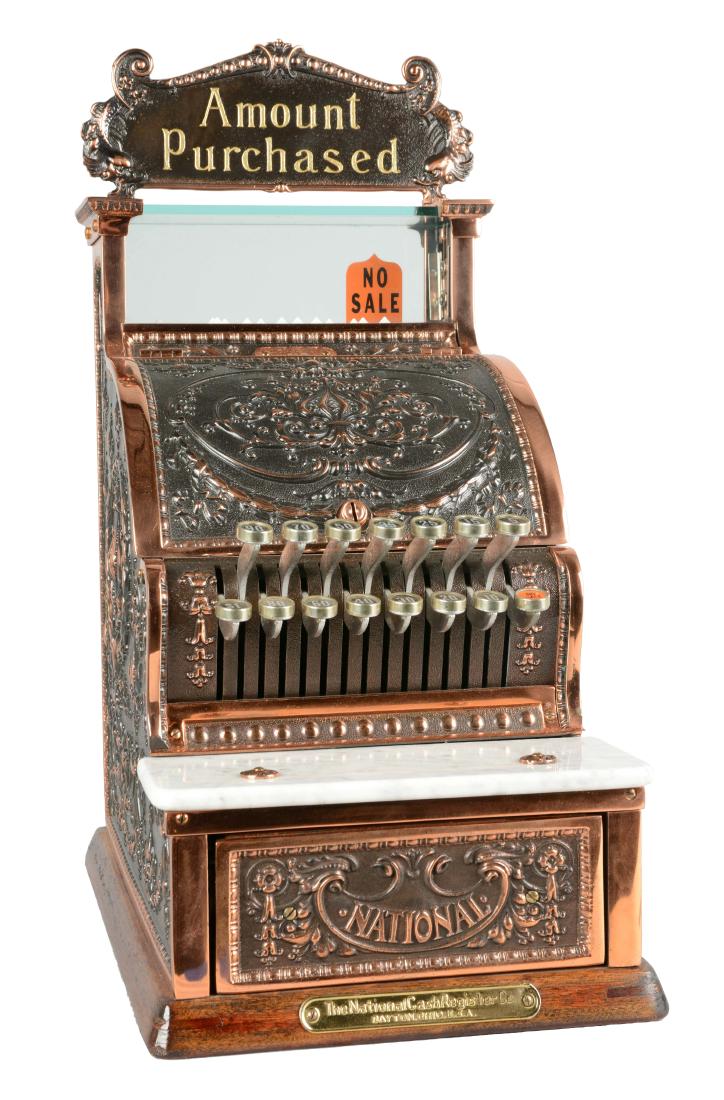 Brass 313 National Cash Register. (1 of 11)