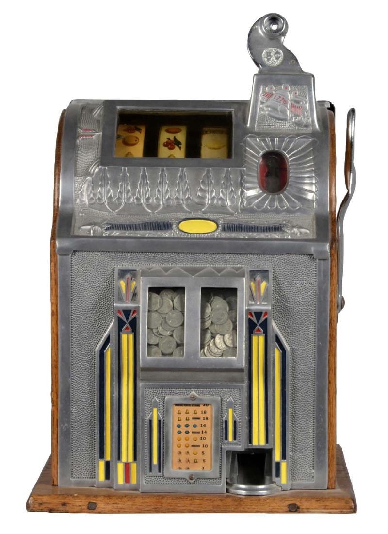 **5¢ Mills/National Royal Twin Jackpot Slot Machine. (1 of 4)