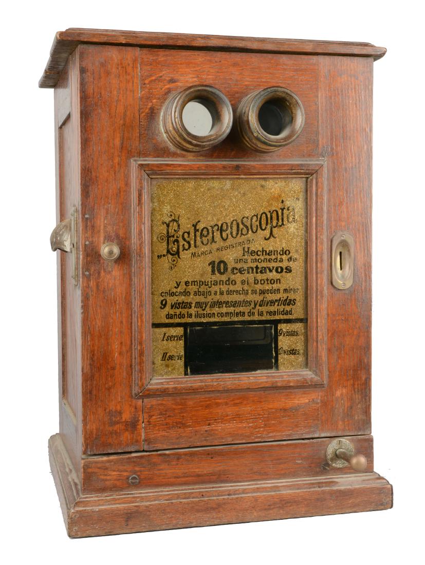 10¢ Estereoscopia Stereoscope Viewing Machine. (1 of 9)