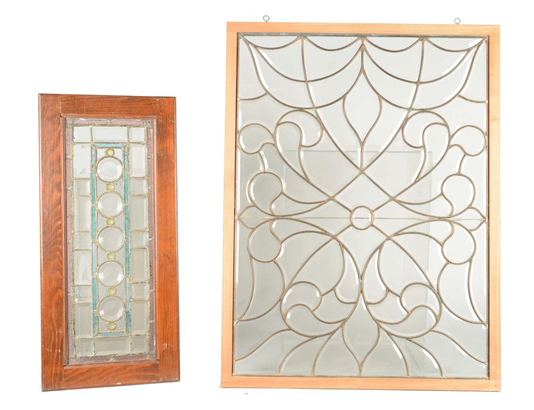 Lot Of 2: Glass Windows. (1 of 6)