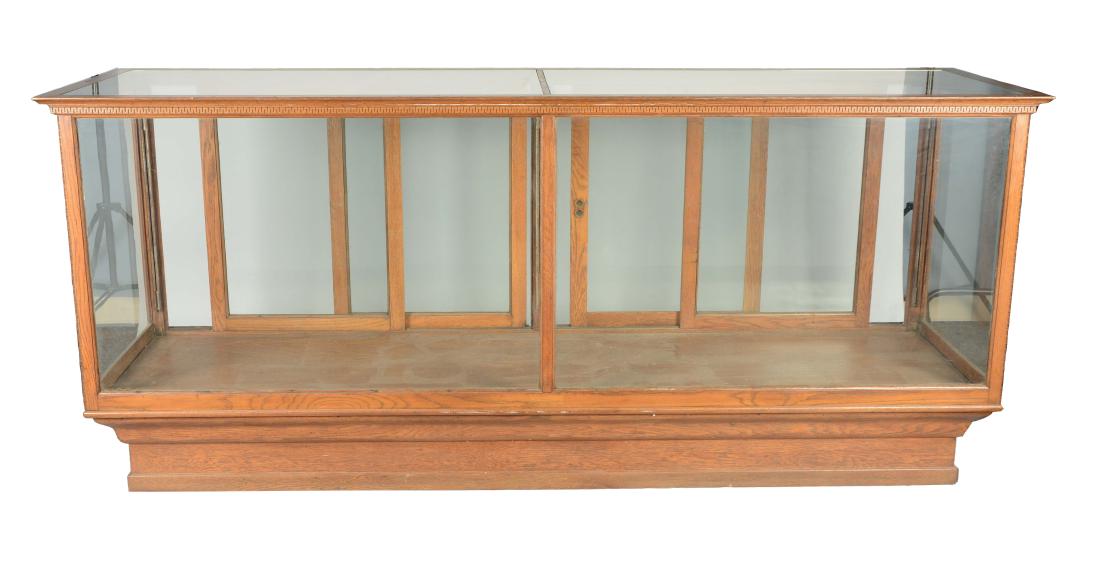 Wood And Glass Floor Model Display Showcase. (1 of 8)