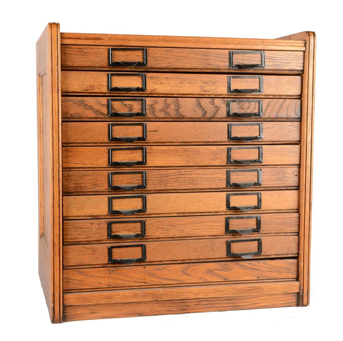 Antique Oak FlatFile