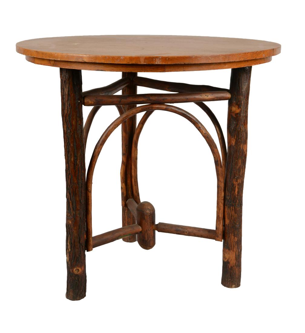 Antique Round Wooden Table. (1 of 7)