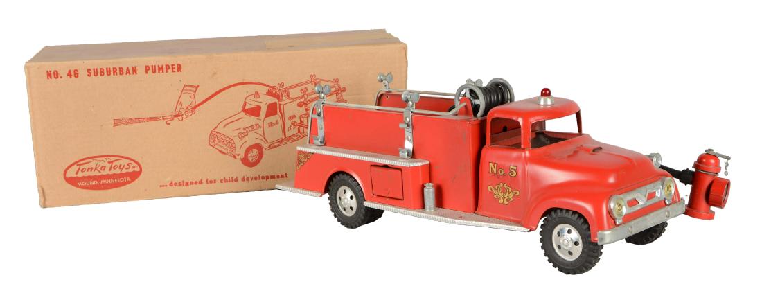 Tonka Toys No.46 Suburban Pumper Truck With Original (1 of 12)