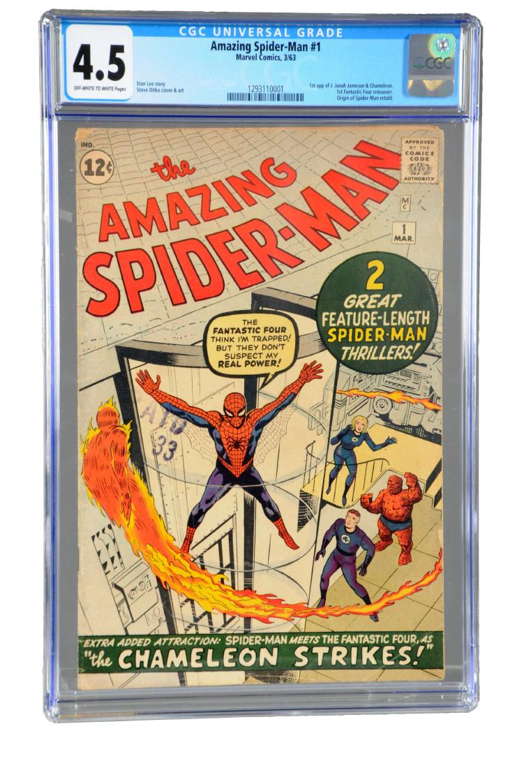 Amazing Spider-Man #1 1963 Marvel Comic Book CGC (1 of 3)
