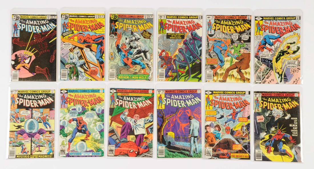 Lot Of 12: Amazing Spider-Man Comic Books 1979 #188 - (1 of 2)