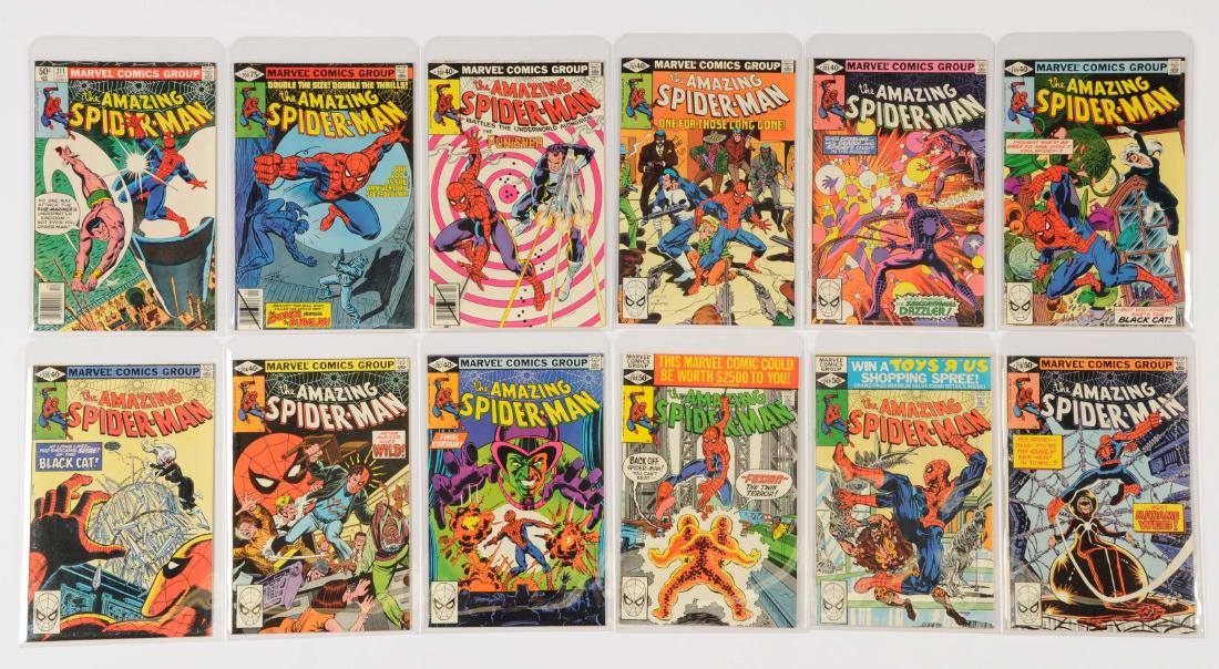 Lot Of 12: Amazing Spider-Man Comic Books 1980 #200 - (1 of 2)