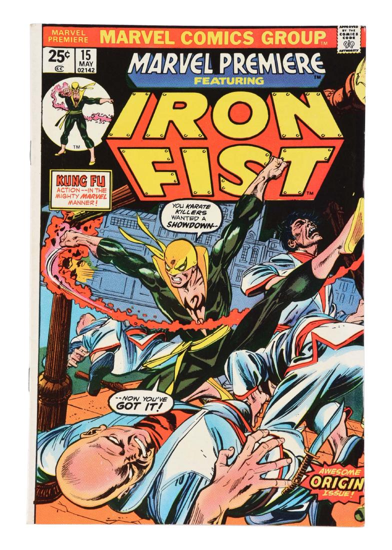 Marvel Premiere #15 First Appearance of Iron Fist -: An excellent example of this book. Book is ungraded, but in very high grade condition. Excellent candidate for submission. Dimensions10" X 7" Each
