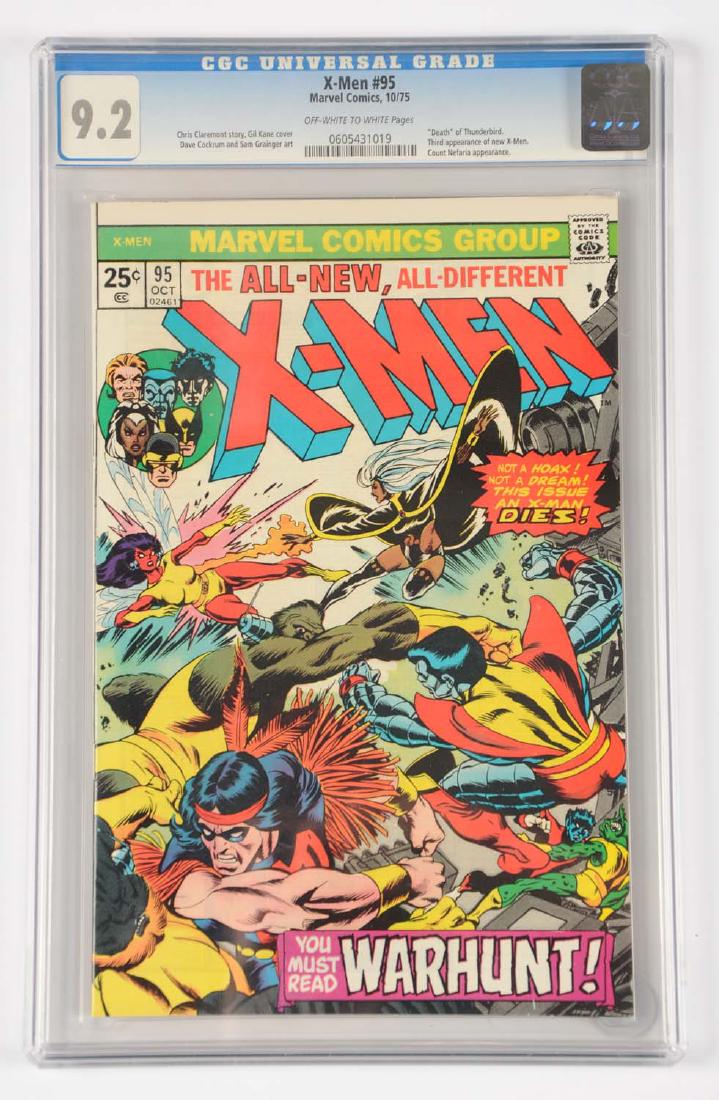 X-Men #95 1975 CGC 9.2 Comic Book - Off White To White (1 of 3)