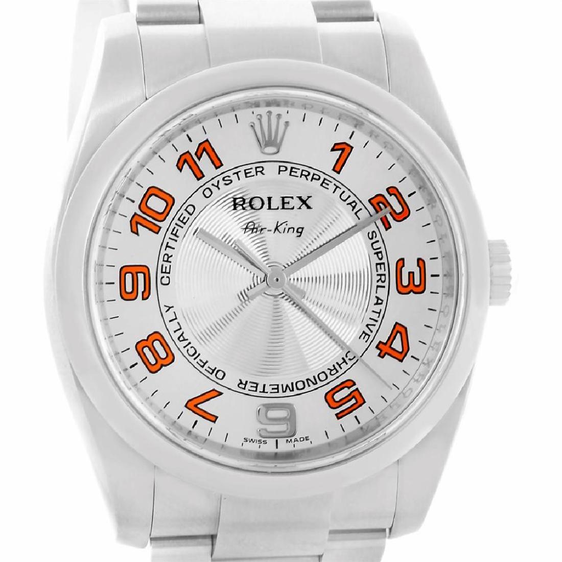 rolex stainless-steel air-king 114200 (1 of 7)