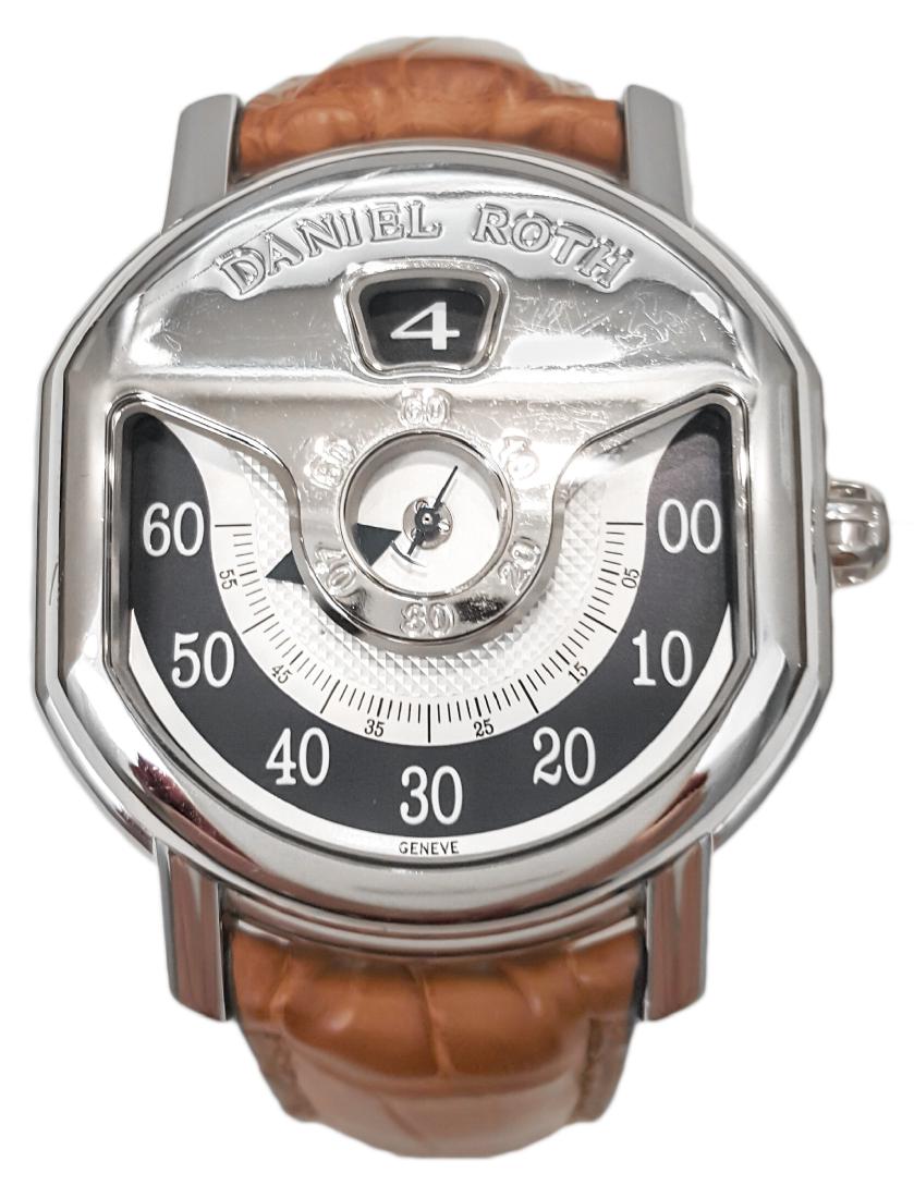 daniel roth yellow-gold academic ellispocurvex papillon: Authenticity: original/authenticBand Length: Box & Papers: authentic box and papersBrand: daniel rothCase Diameter: 44 millimetersCase Material Type: yellow-goldCondition Type: usedlikenewDial Color: