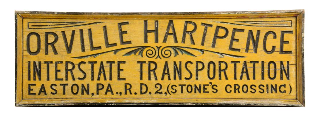 Orville Hartpence Interstate Transportation Wooden (1 of 1)