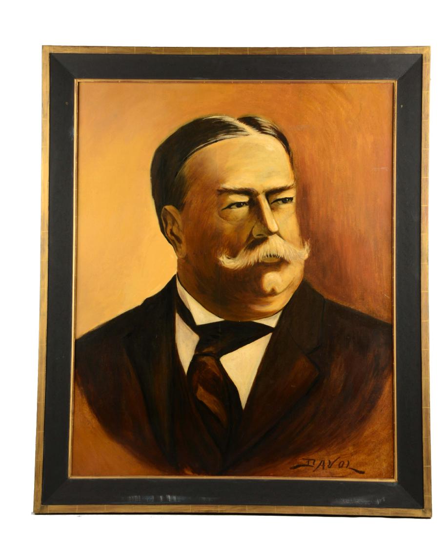 Large Framed Portrait of President William Taft. (1 of 4)