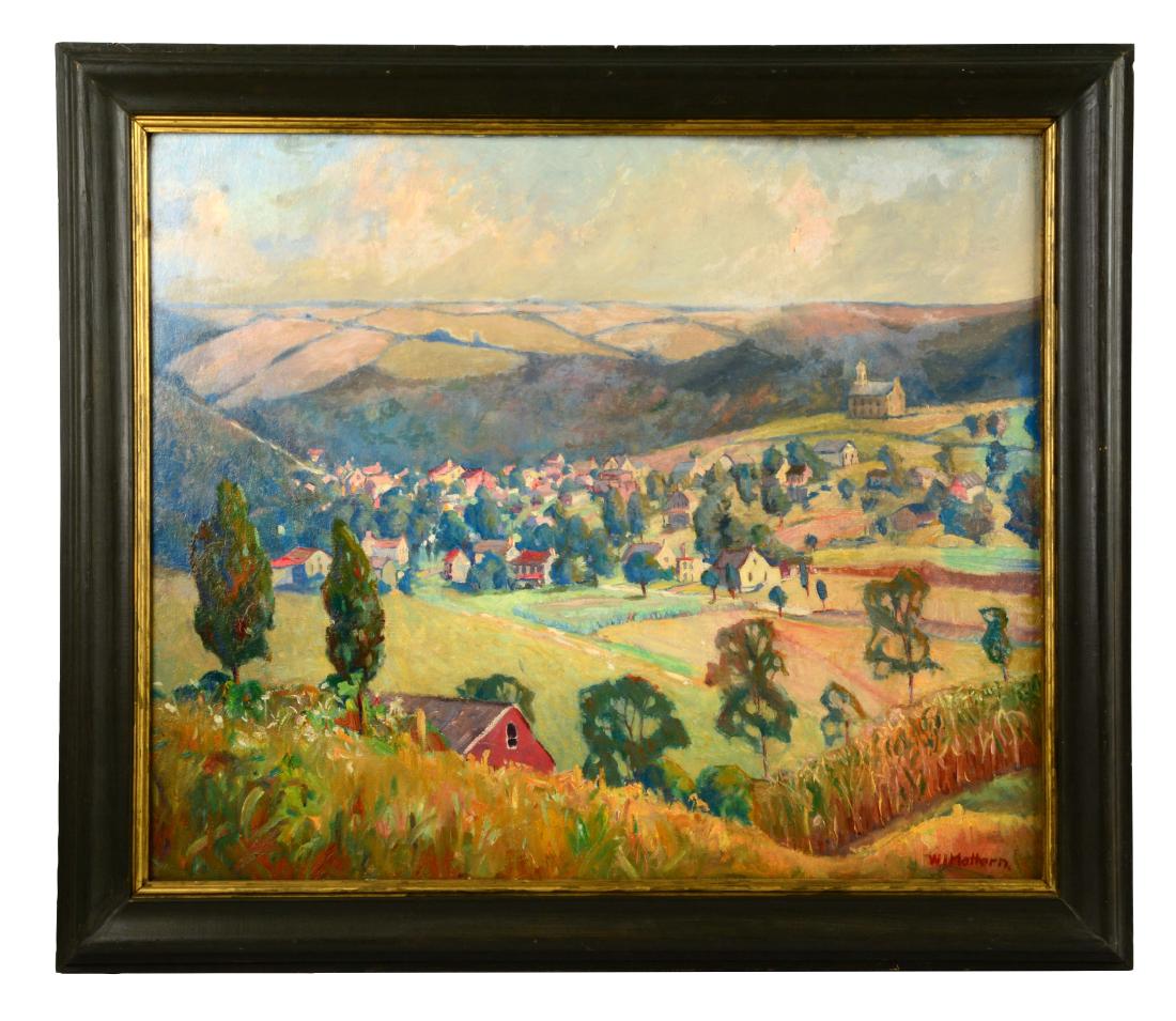 Farm Scene Painting. (1 of 3)