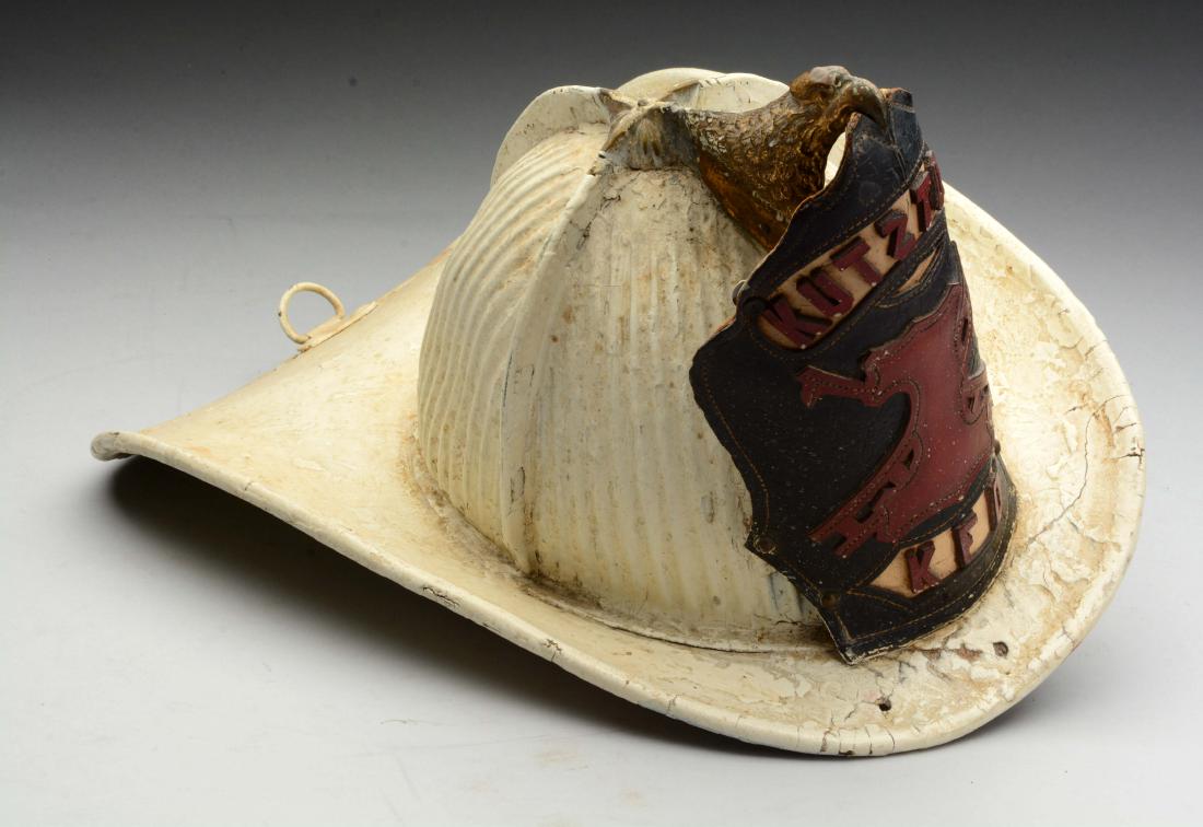 Kutztown Hook and Ladder Co. #1 Firefighter Helmet. (1 of 7)