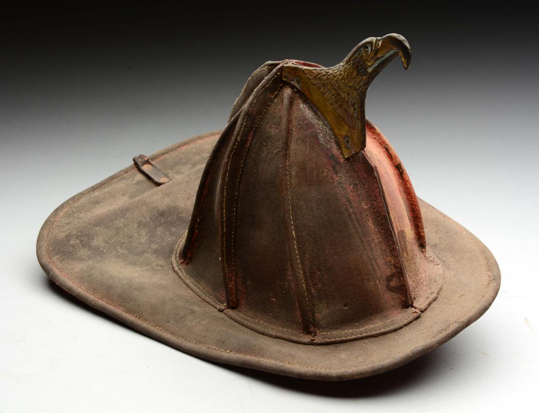 Olson Firefighter Helmet. (1 of 6)