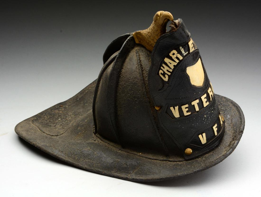 Oak Hall Boston Firefighter Helmet. (1 of 6)