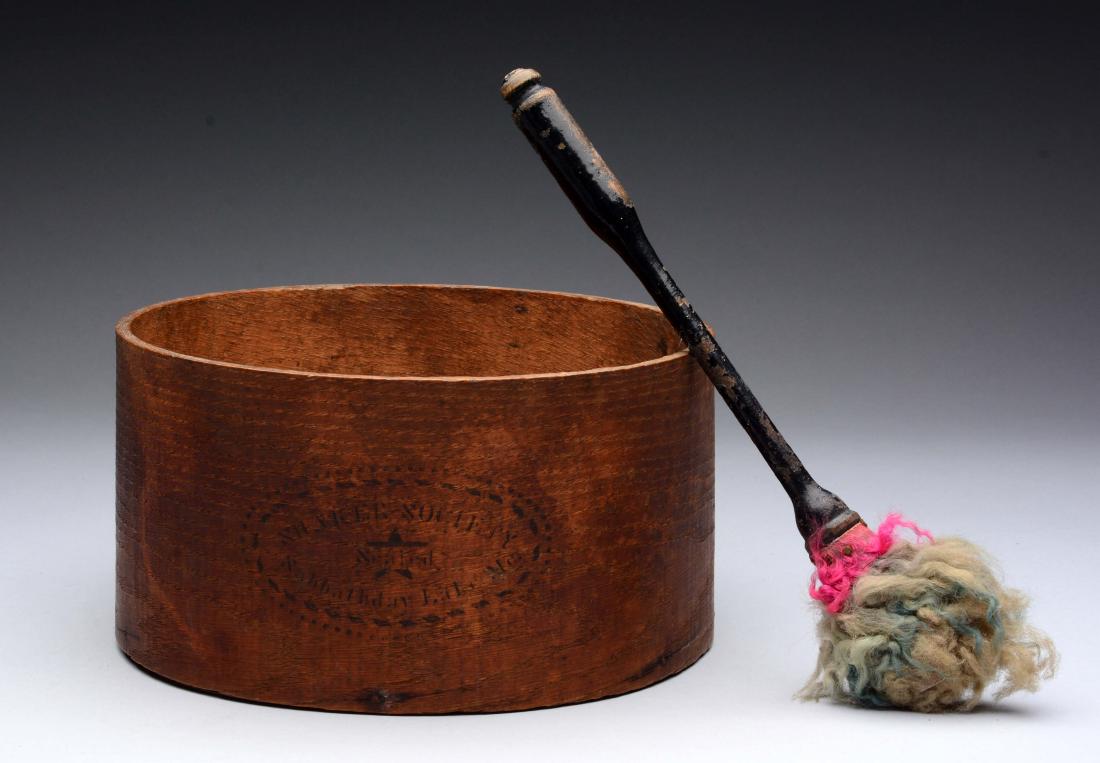 Lot of 2: Wooden Shaker Box w/ Shaker Duster. (1 of 4)