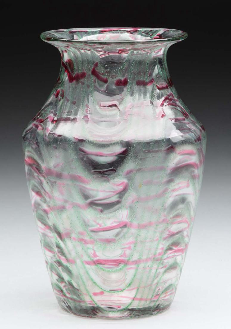 Loetz Austria AusfÃ¼hrung C (Wave Optic Variant). (1 of 3)