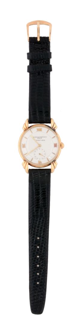 Vacheron Constantin Yellow Gold Dress Watch.: Vacheron & Constantin in 18K Yellow Gold case back marked "285811" a long with V&C engraving and 18K hallmarks. Movement serial no. 448672. Movement signed V&C. Dial has been refinished. Unmarked stra