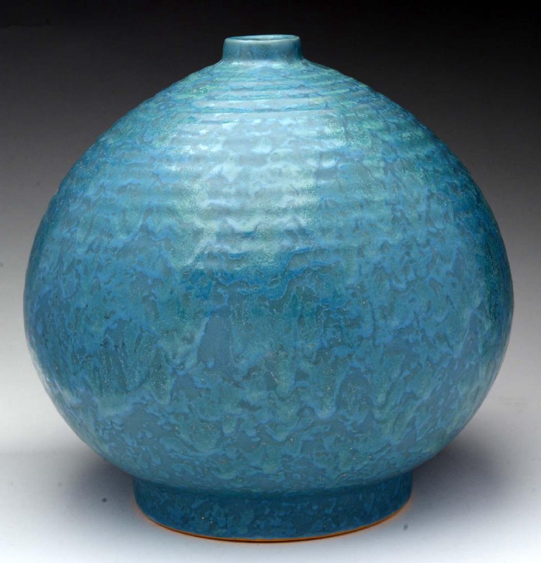 Roseville Carnelian II Round Vase. (1 of 7)