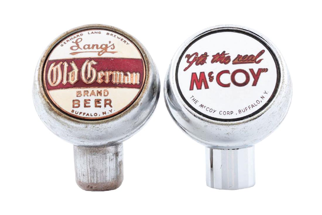 Lot Of 2: Lang's & McCoy Beer Tap Knobs. (1 of 3)