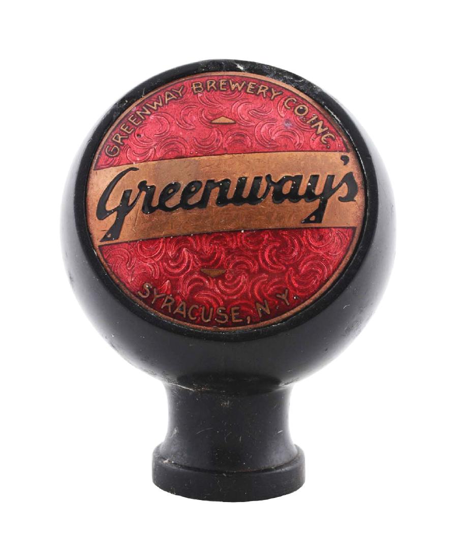 Greenway's Beer Tap Knob. (1 of 3)