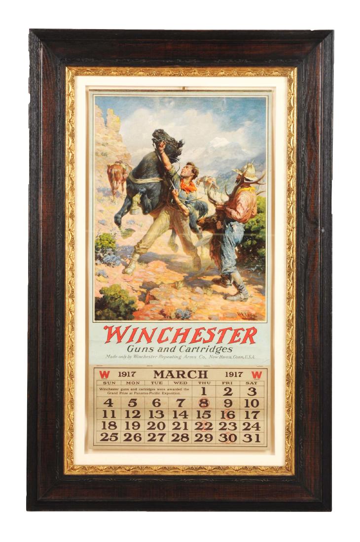 1917 Winchester Advertising Calendar.
