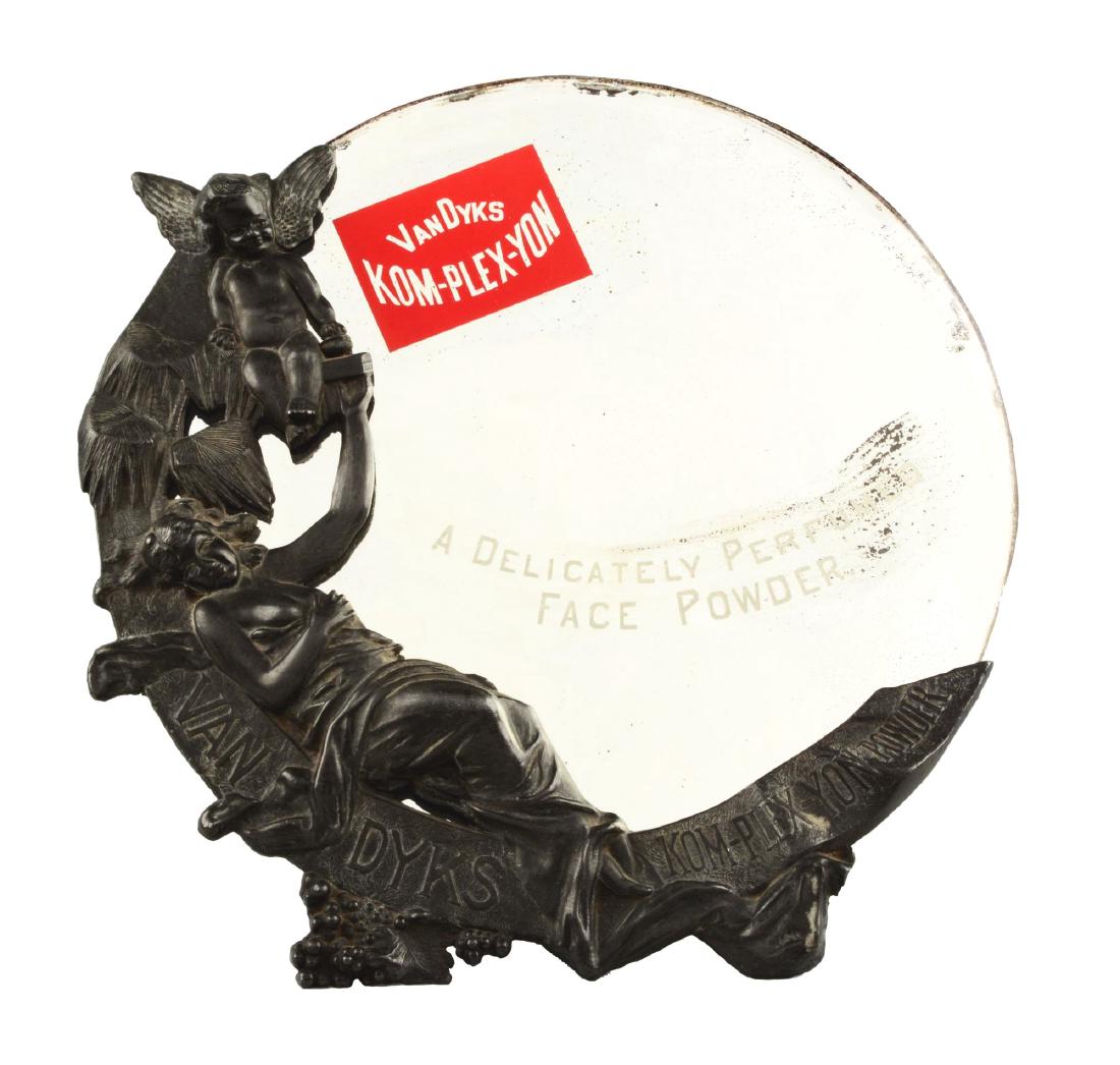 Van Dyks Face Powder Display Mirror. (1 of 8)