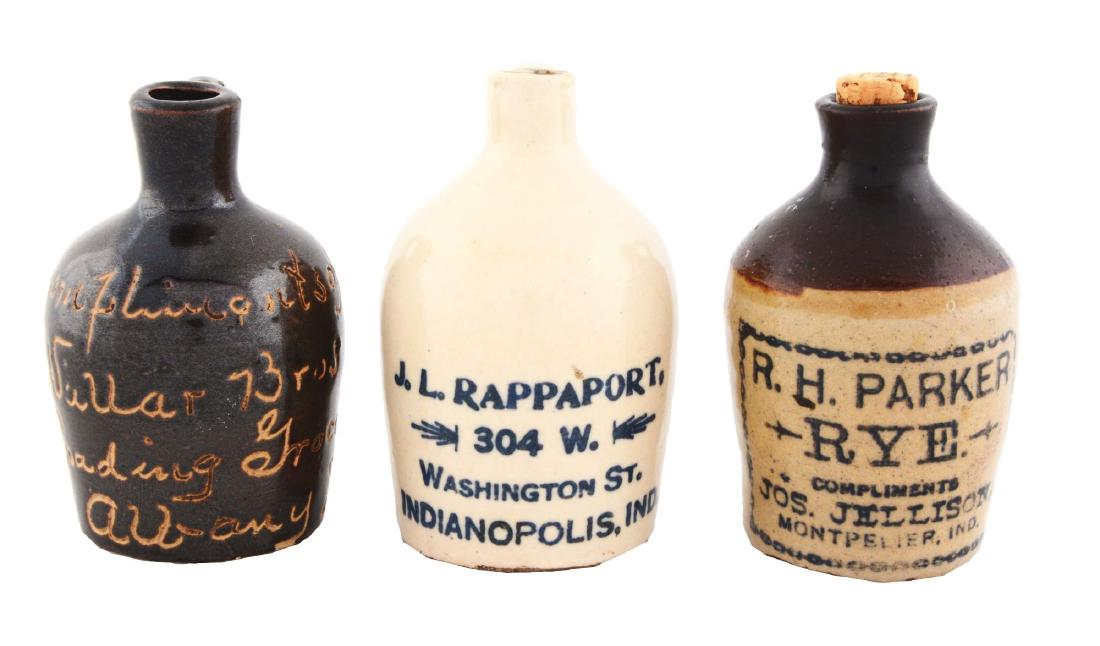Lot of 3: Small Indiana Jugs. (1 of 4)