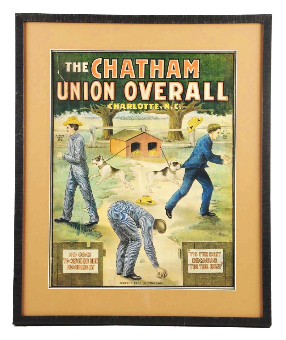 Chatham Overalls Workwear Advertising Poster. (1 of 3)