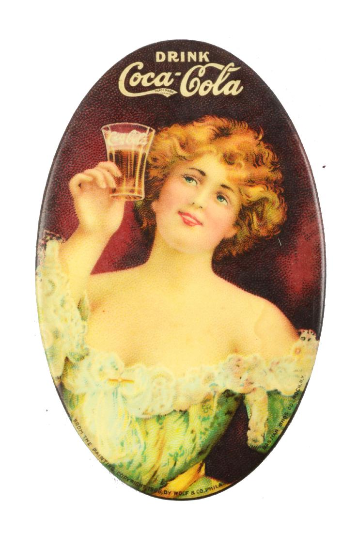 1907 Coca-Cola Pocket Mirror. (1 of 3)