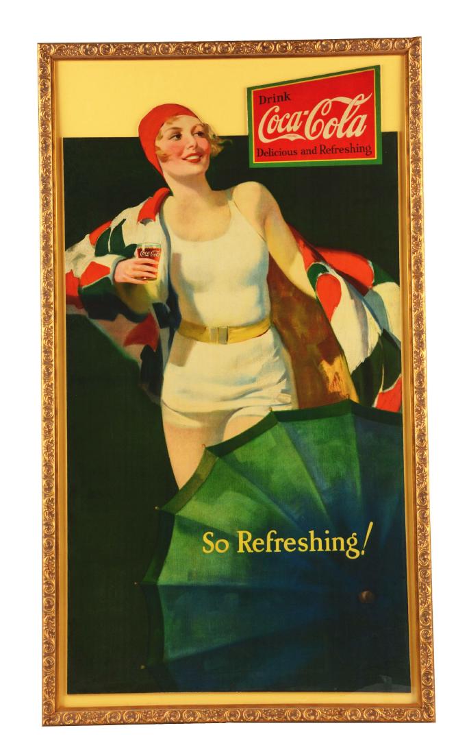 Beautiful 1920's Large Coca-Cola Cardboard Cutout. (1 of 6)