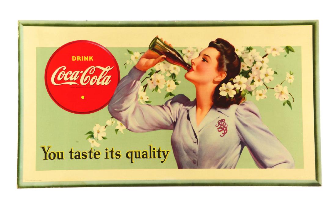 1942 Girl with Dogwood Small Coca-Cola Poster. (1 of 10)