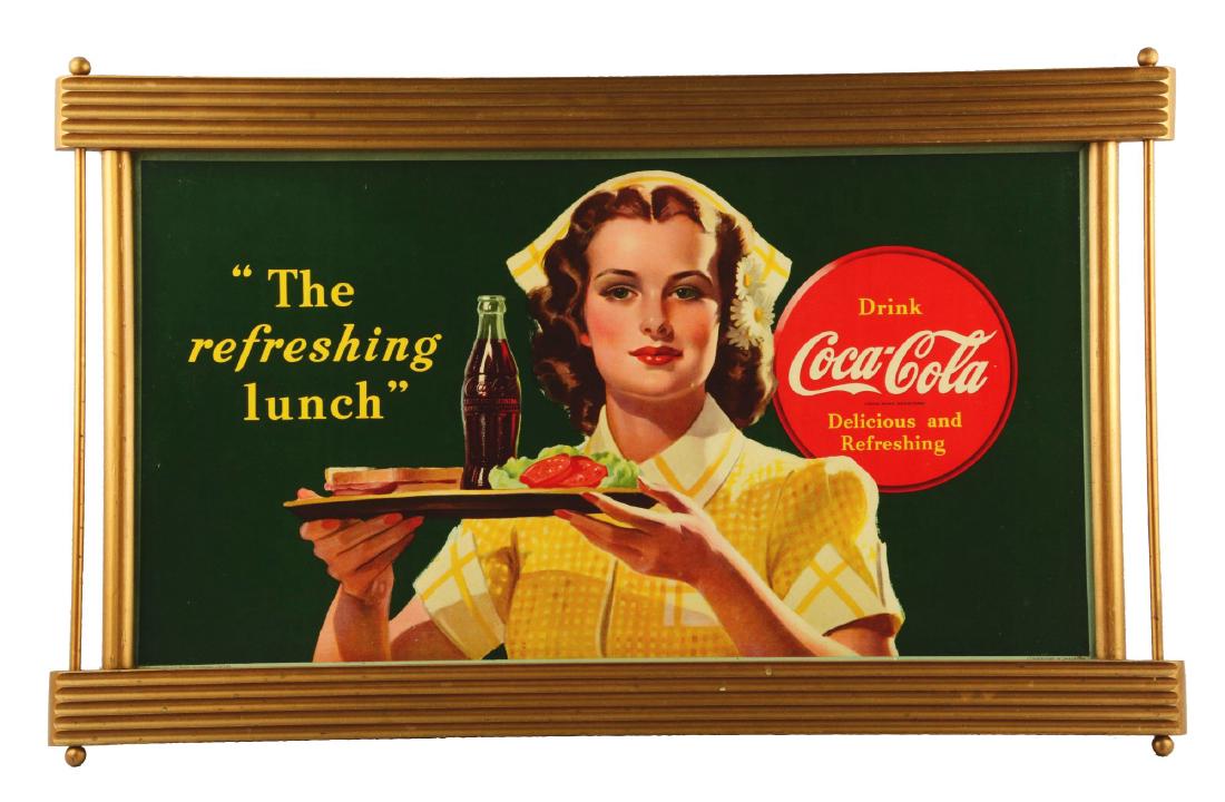 1944 Coke Canadian Waitress Poster. (1 of 8)